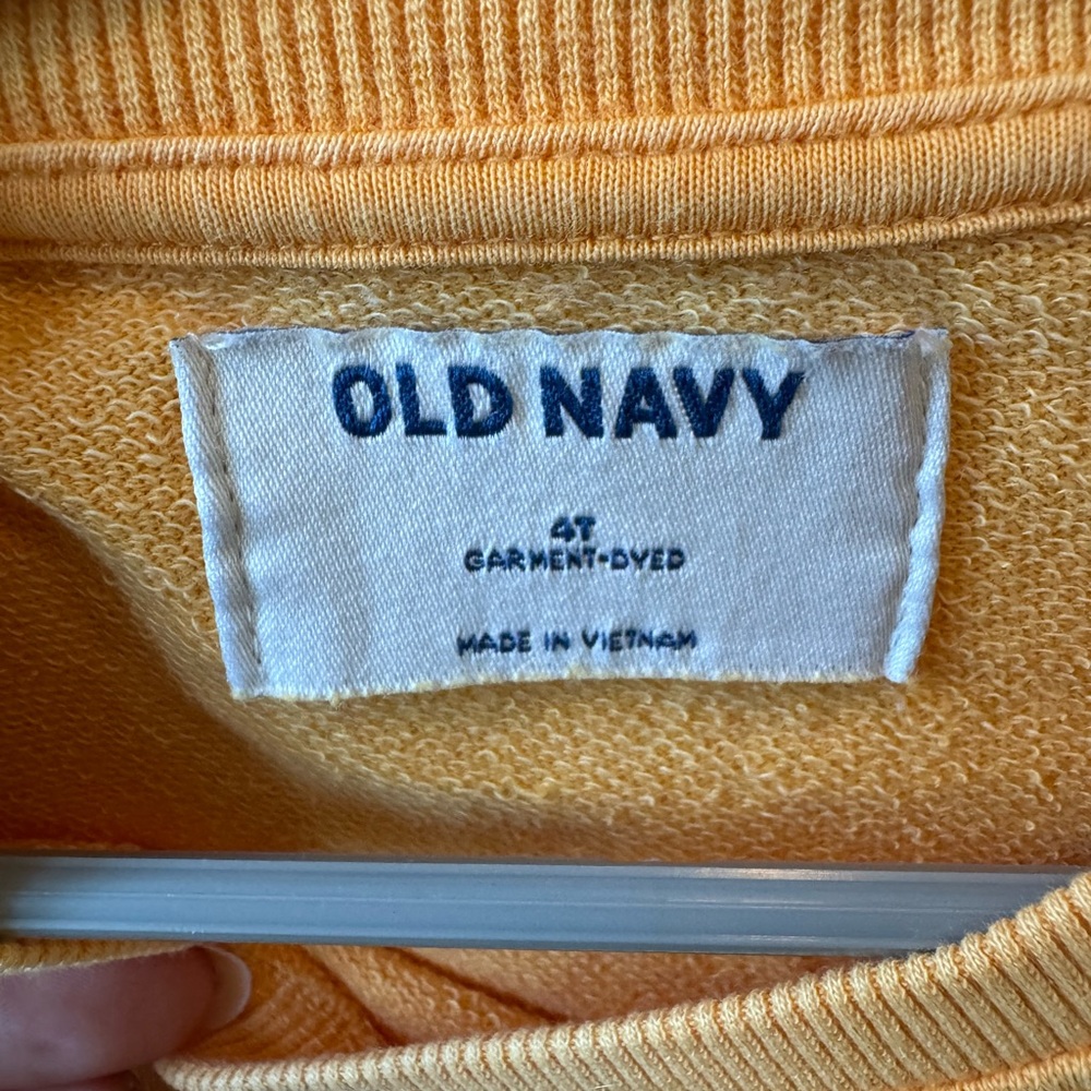 Kids Old Navy Soft Orange Pullover Sweater Size 4T - Picture 2 of 5